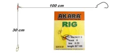 Sale Akara Drop shot rigi offset koukulla #10 0,2mm 30cm 1m