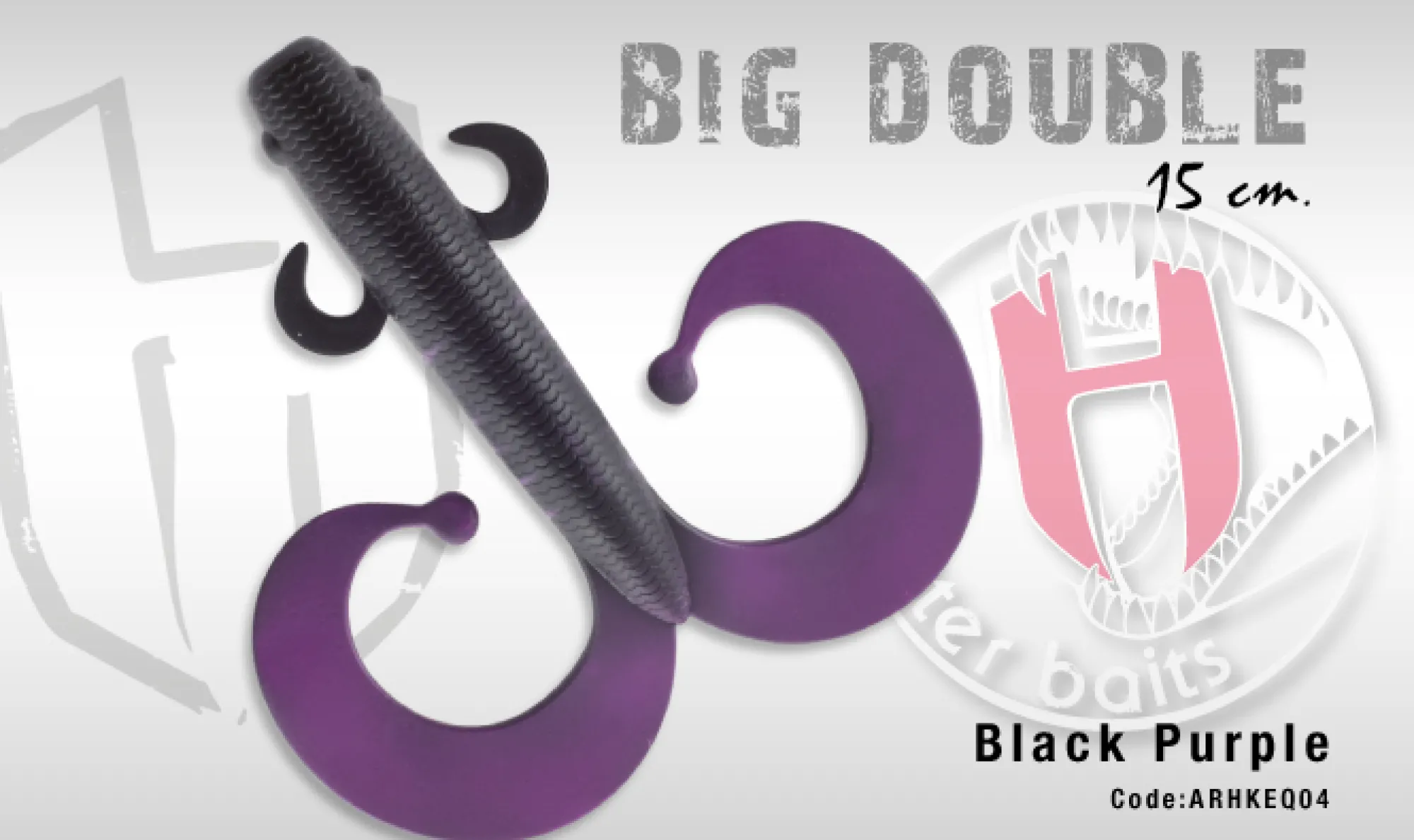 Discount Herakles Big Double Black Purple 5,9" 140mm 52g