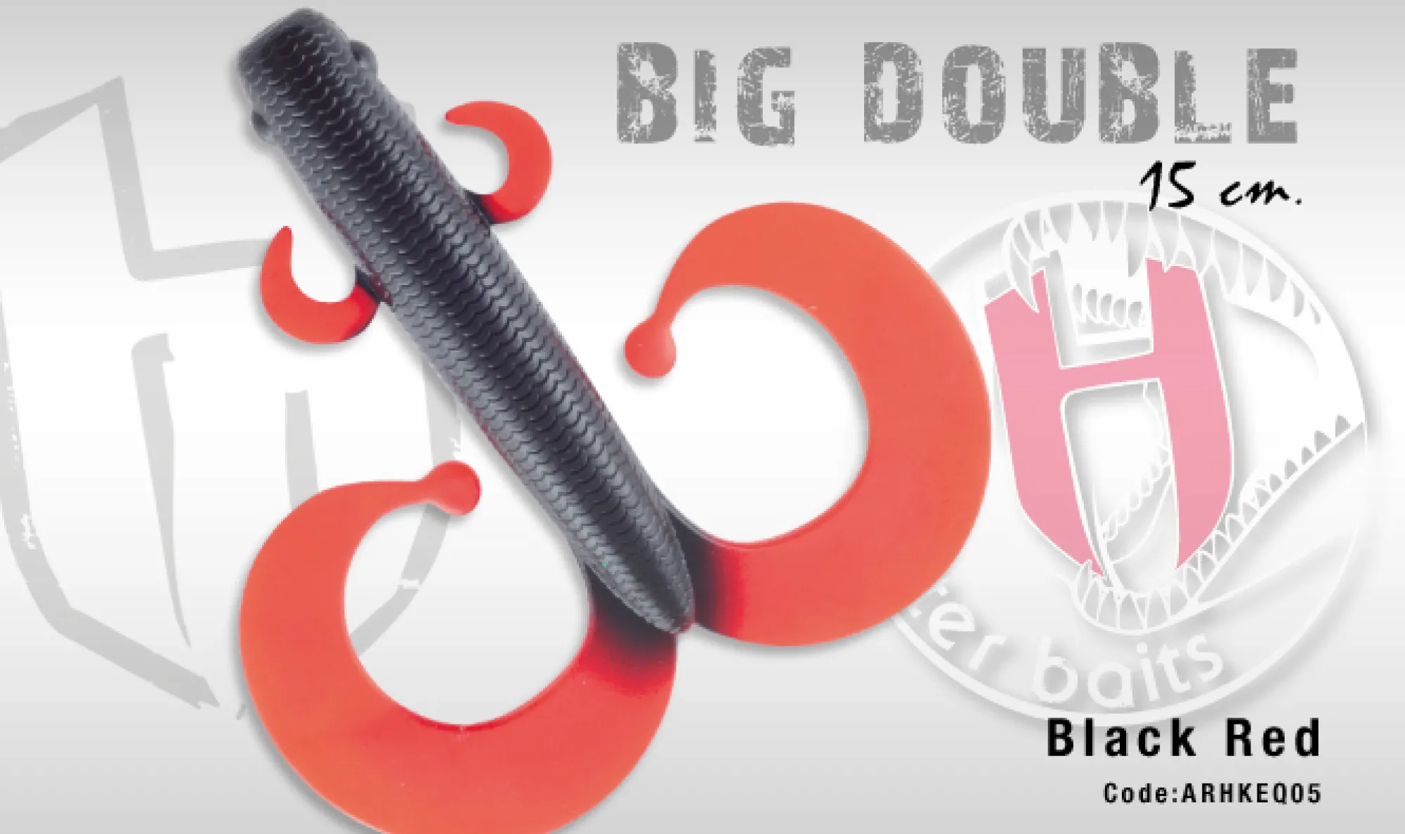 Sale Herakles Big Double Black Red 5,9" 140mm 52g