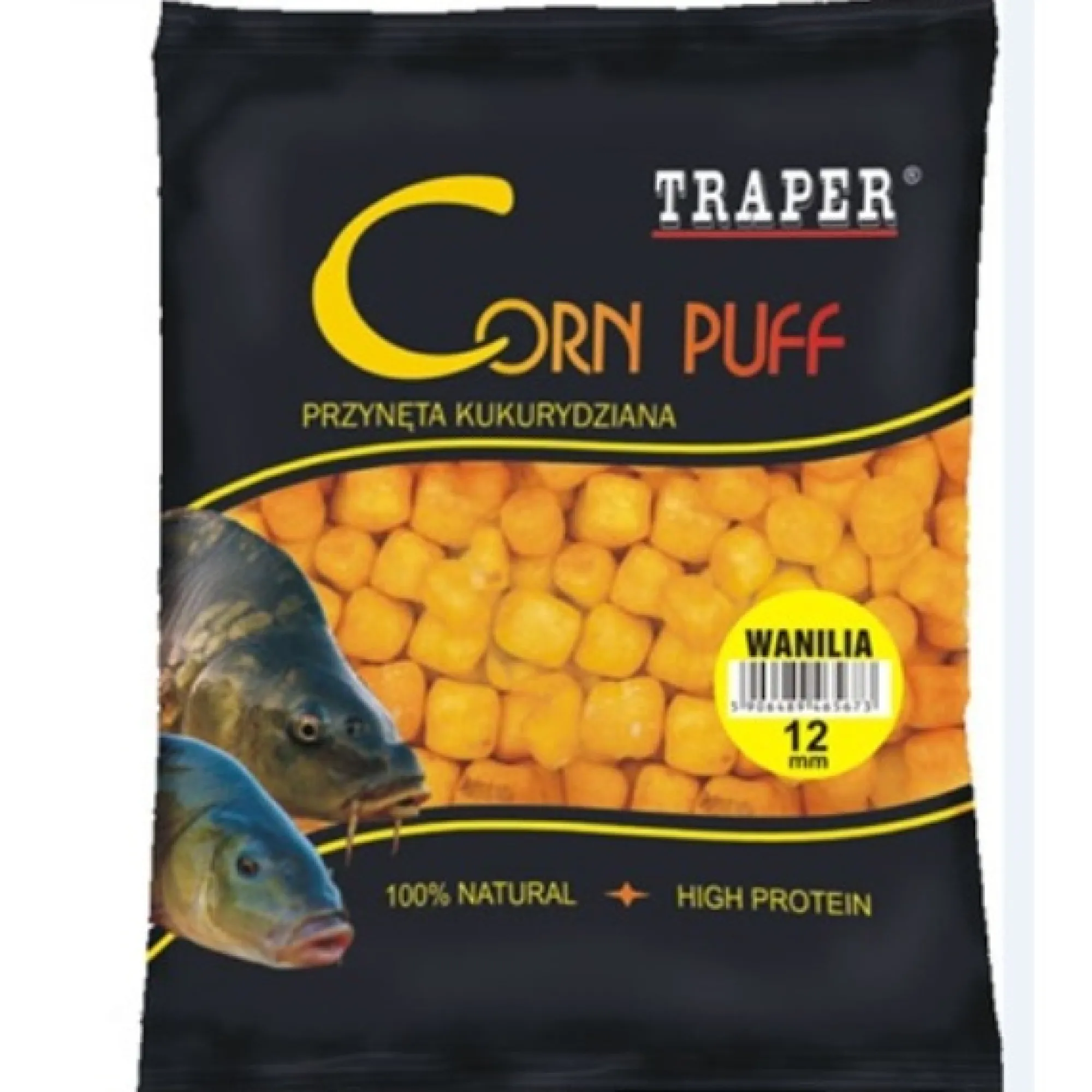 Hot Traper Corn Puff kelluva vaniljamaissi 8mm