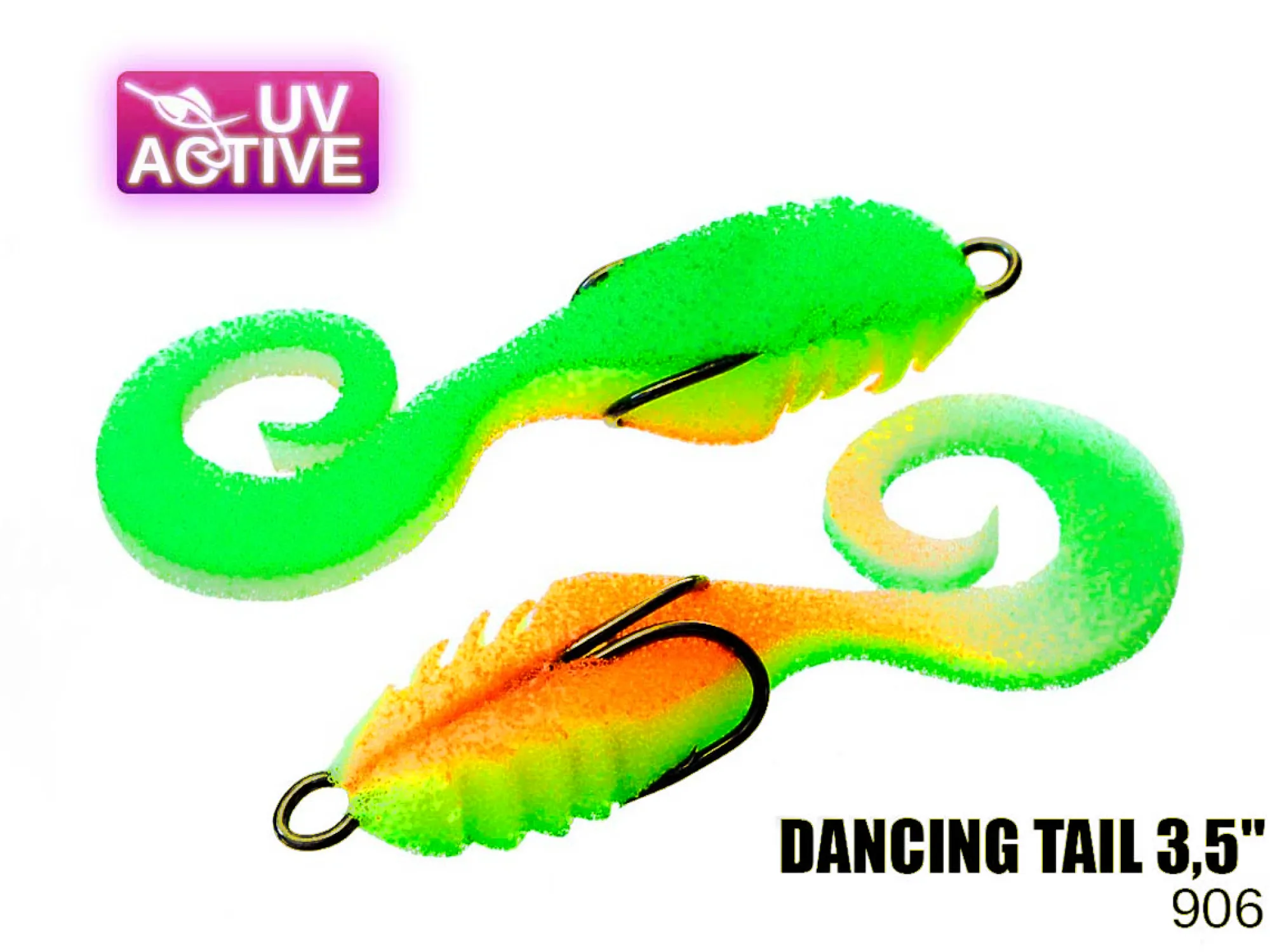 Outlet Prof Montazh Dancing Tail (3,5") 88mm väri 906 UV 2kpl