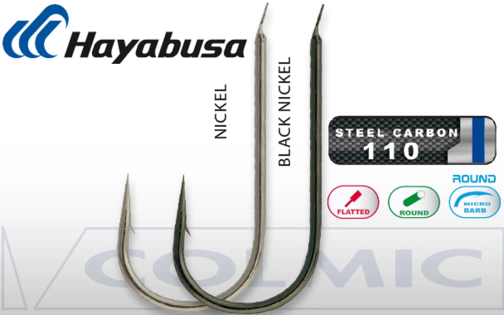 Sale Hayabusa HCHK128 Black Nickel #12 15kpl