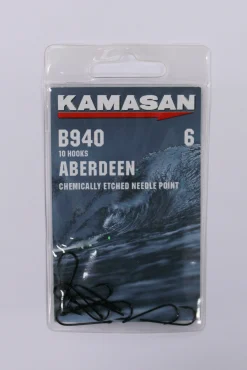 New Kamasan Aberdeen B940 Vahva hiiliteräskoukku #6 7kpl