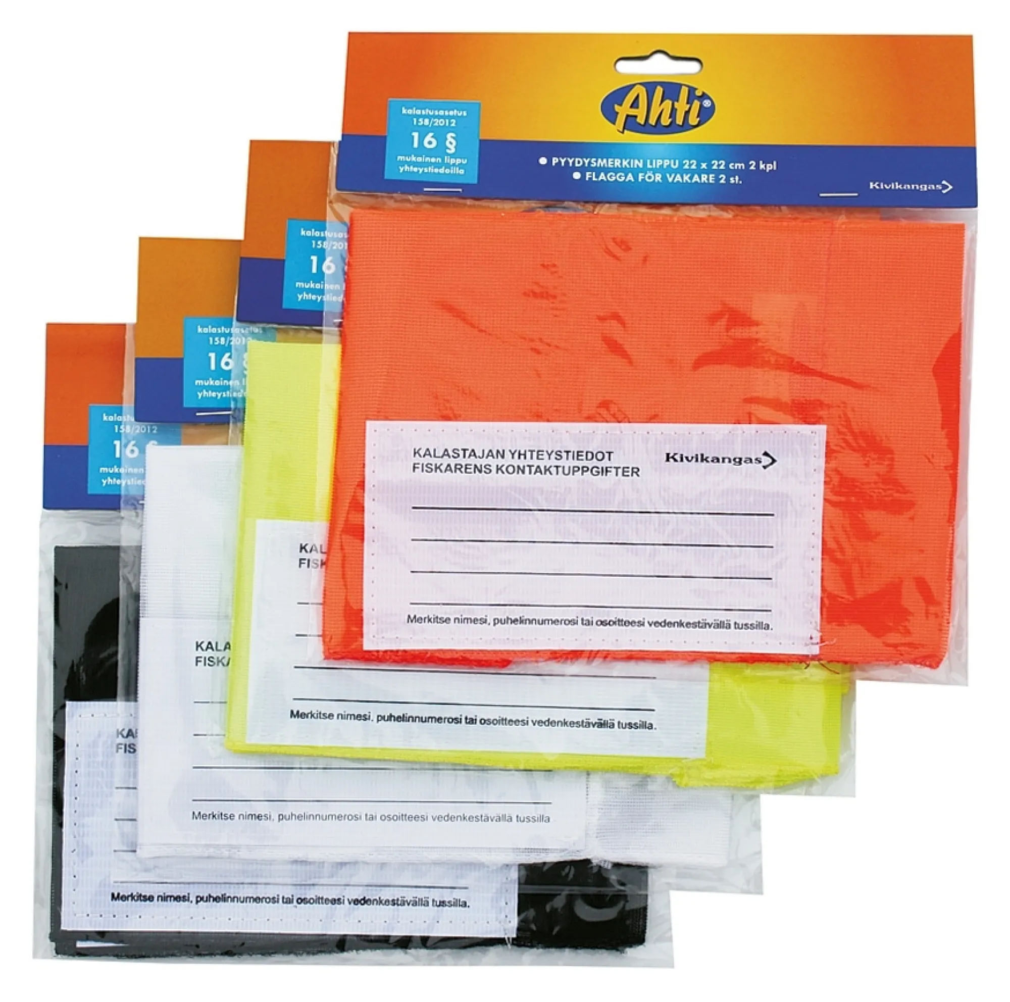 Sale Onkitukku Keltainen pyydysmerkinlippu 2kpl