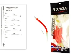 Best KUJIRA Sea System #5/0 192cm norjan litka hehku punainen