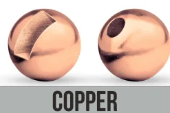 New Traper Lovitettu volframikuula 2,5mm copper 10kpl