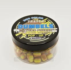 Traper Method feeder Dumbels Pop-up Vanilla/Scopex, Vanilja/Scopex 8-10mm 30g