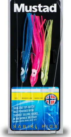 Discount Mustad 3 color Squid #6/0 norjan litka