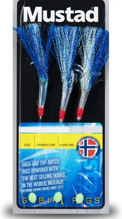 Discount Mustad Blue Flasher rig #6/0 norjan litka