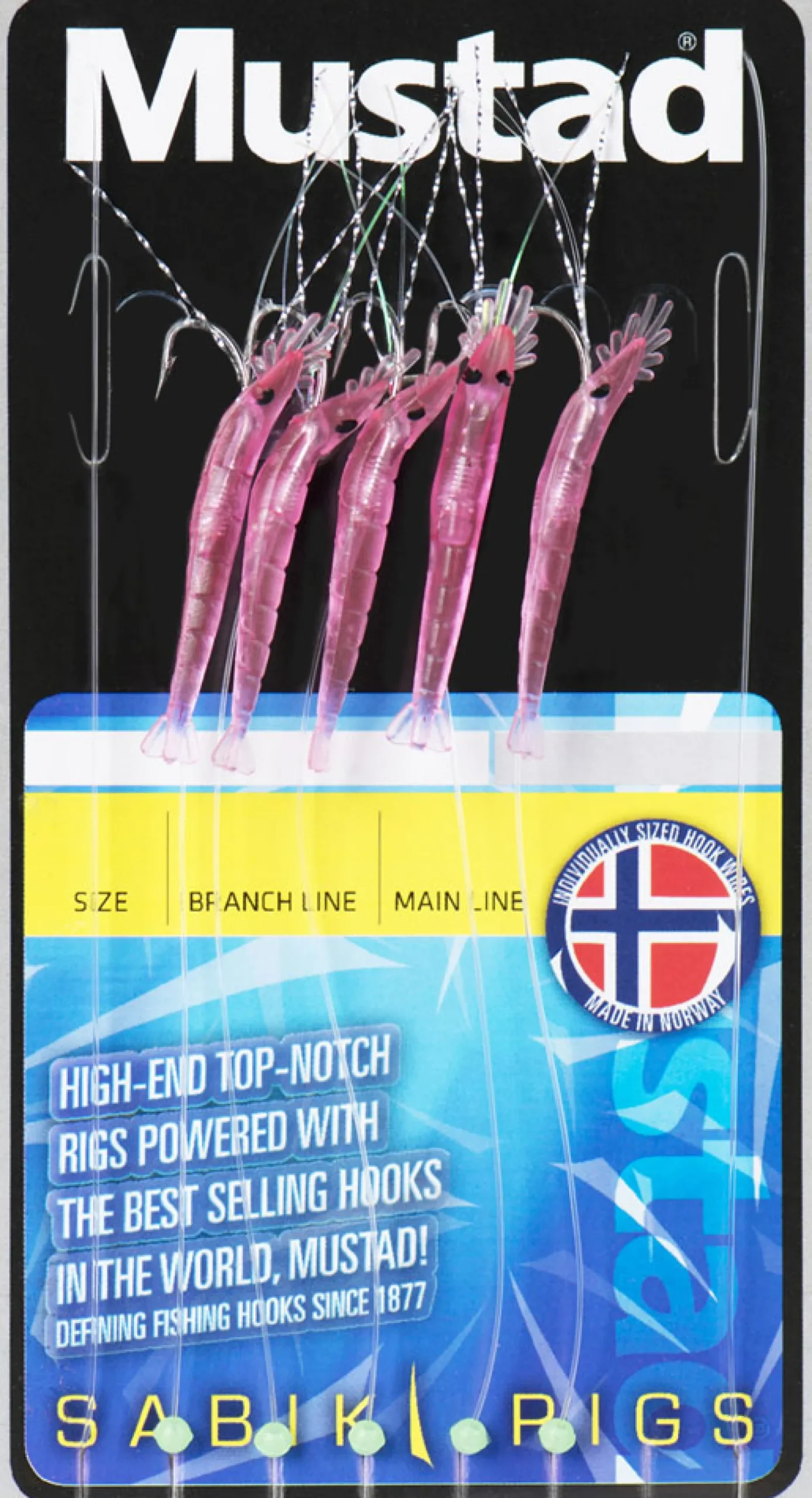 Mustad MiniShrimp Fluo pink litka #2