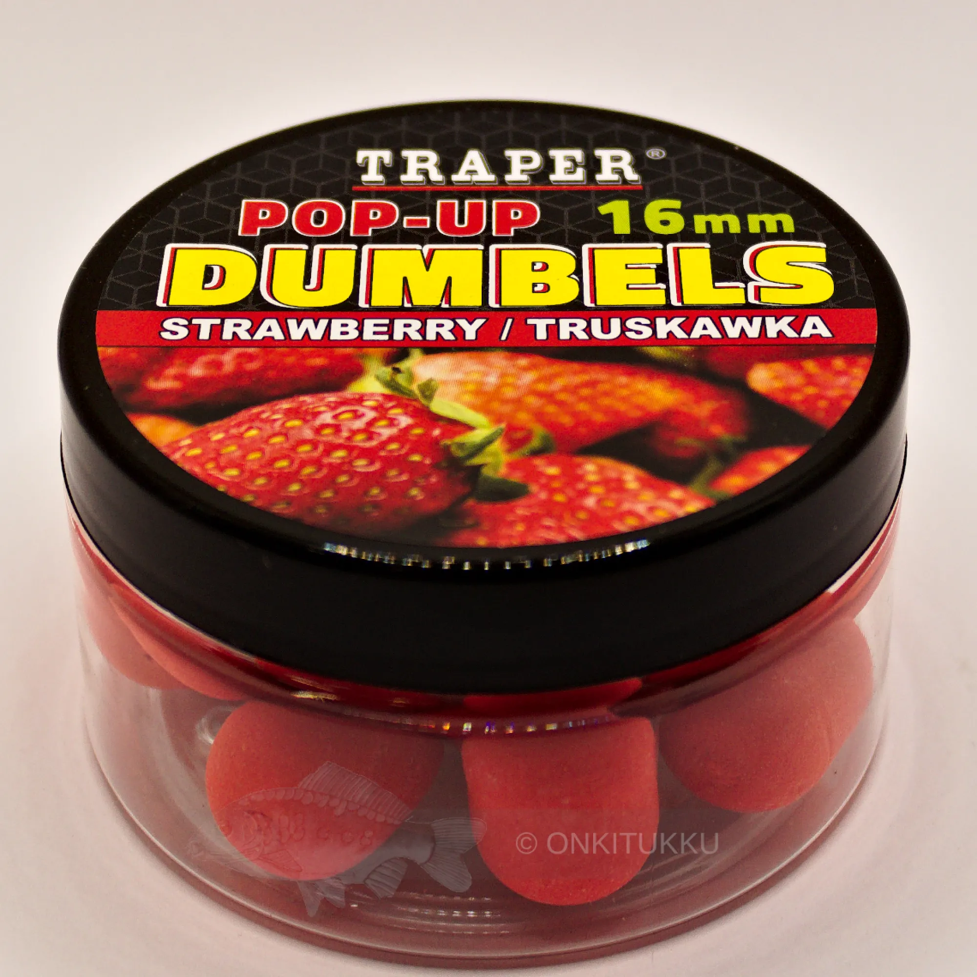 Traper Pop-up Dumbels Strawberry mansikka 16mm 40g