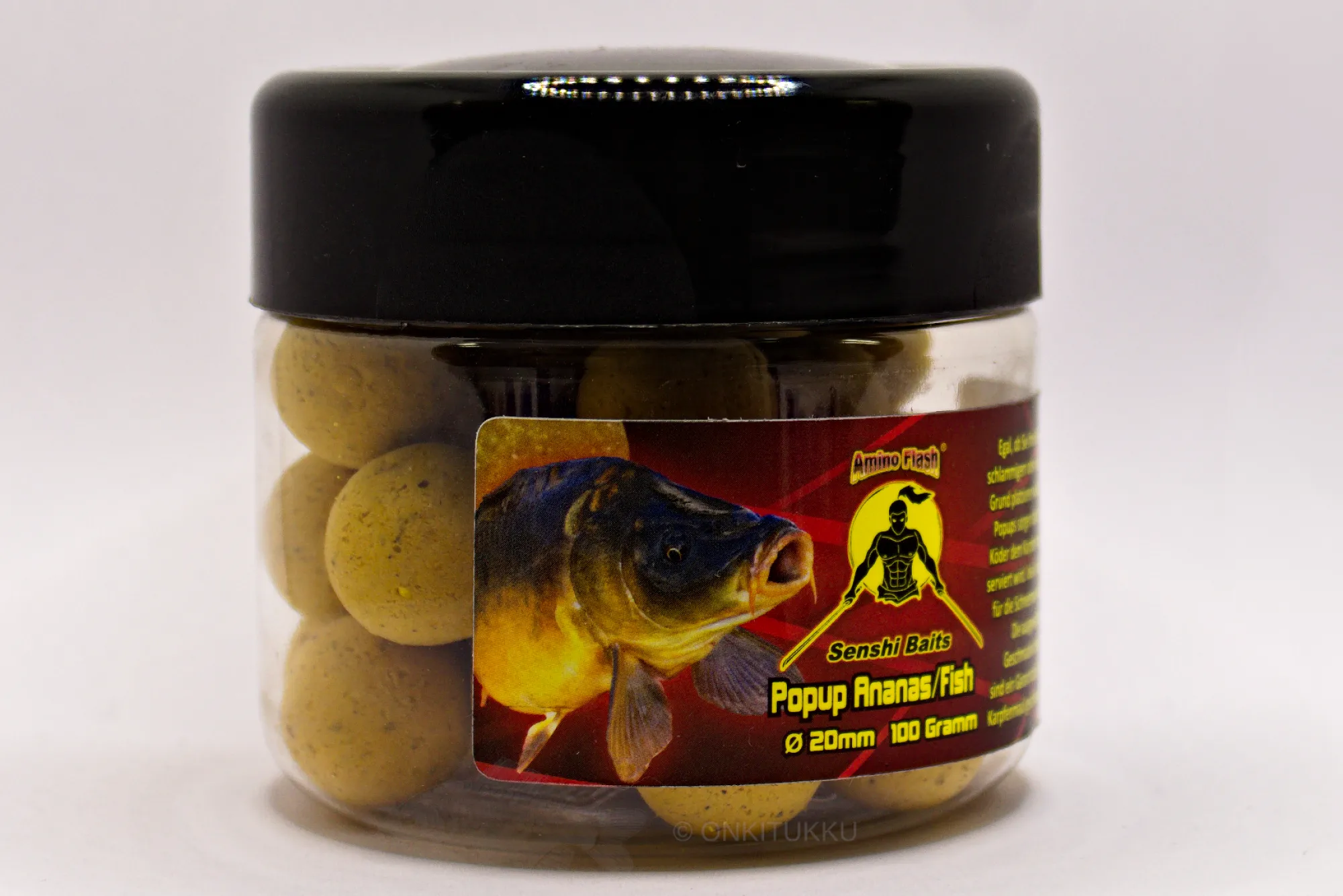 Onkitukku Popup Pineapple/Fish, Ananas/kala 20mm 100g