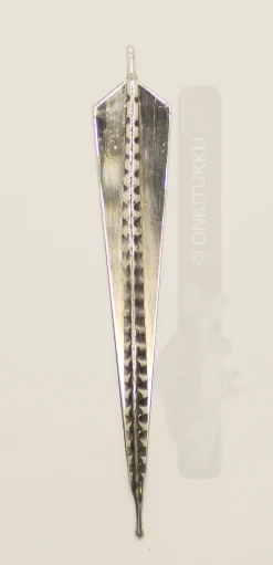 Hot Väre Pilkki Saku luikuri 77mm Hopea