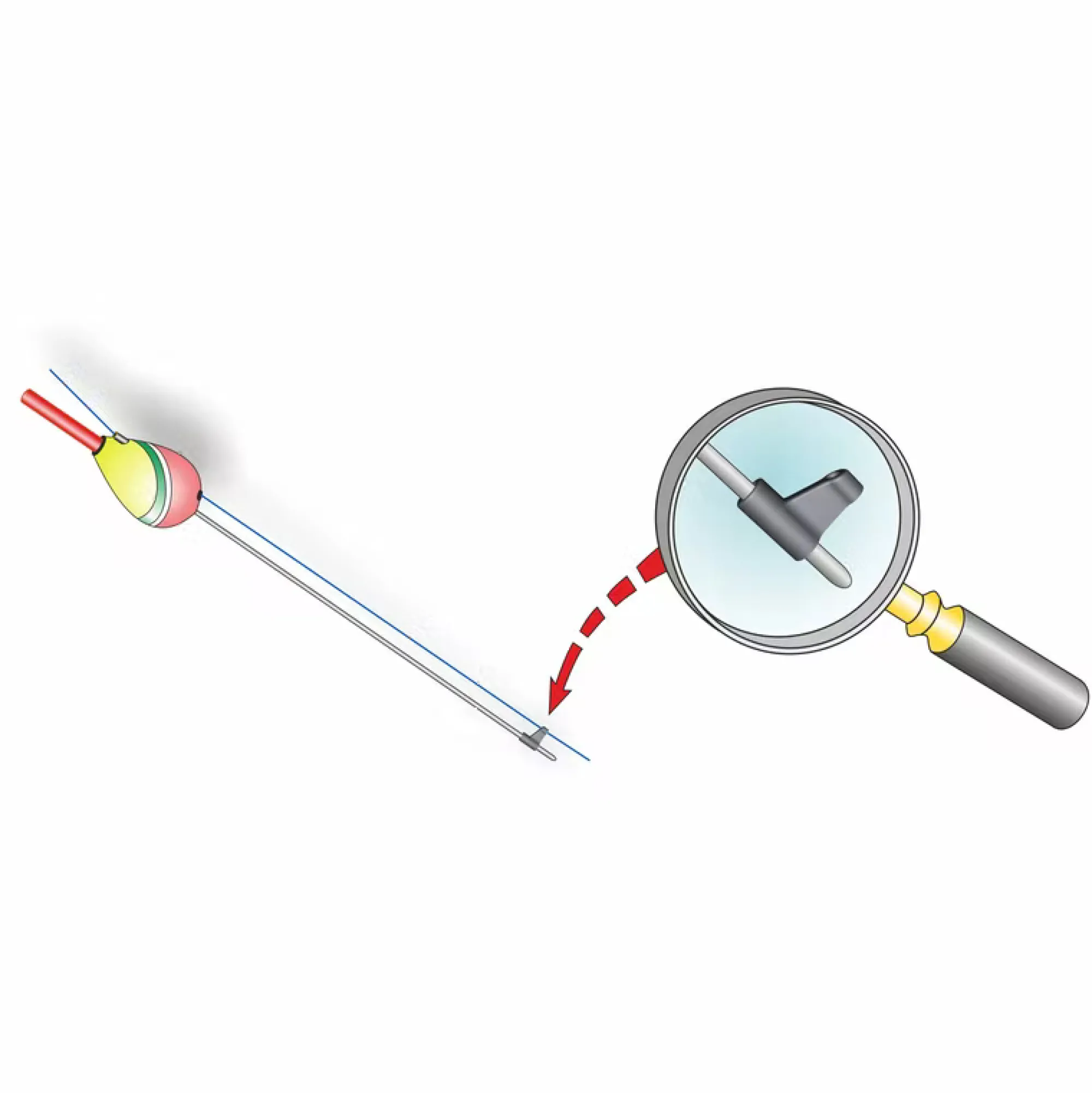 Hot Stonfo Slider kohon tyven lyhyt siimanohjain 1,8mm 20kpl