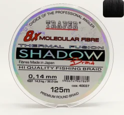 Clearance Traper Thermal Fusion Shadow Musta 0,12mm 12,5kg 125m