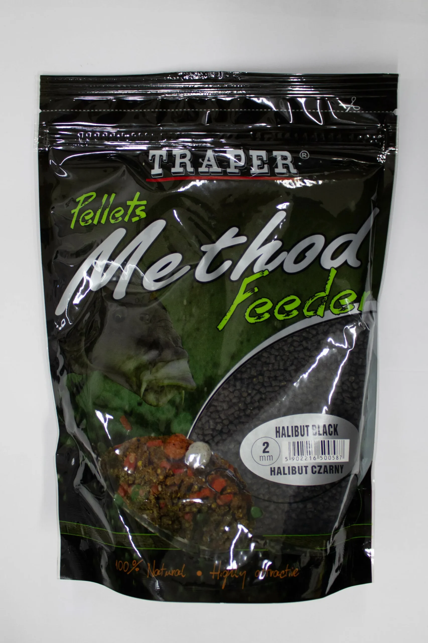Best Traper Halibut Black pelletti 2mm 500g