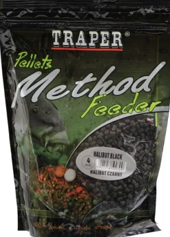 Traper Halibut Black pelletti 4mm 500g