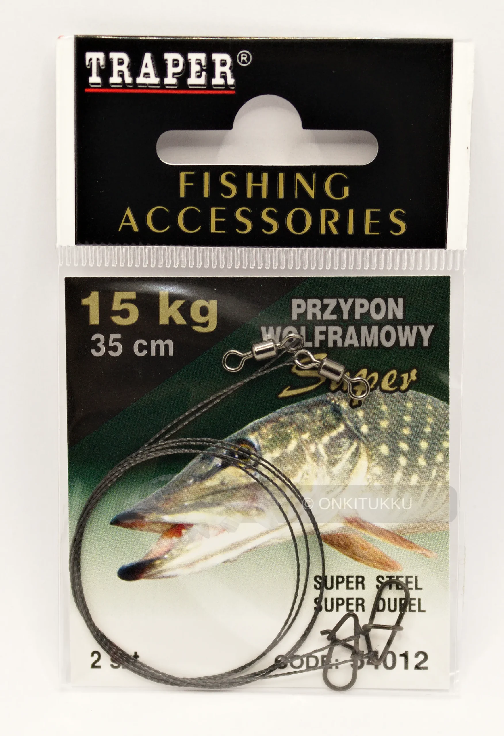 Best Traper Wolfram leader super 10kg 35cm 2kpl