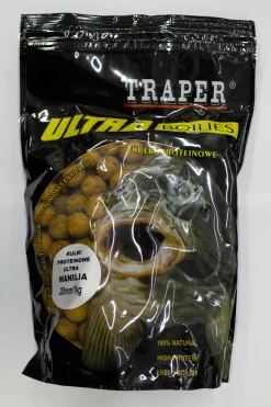 Hot Traper Ultra Boilie 20mm Vanilja 1kg