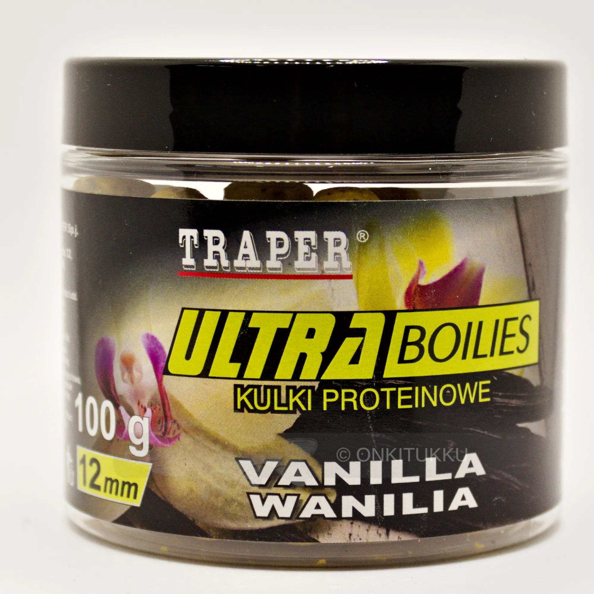 Discount Traper Ultra boilies Vanilla, vanilja 12mm 100g